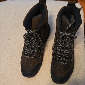Mens Itasca Brown and Black Camo Men's Hiking Boots Sz 12 NWT NIB